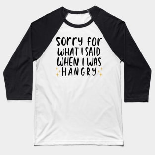 hangry Baseball T-Shirt